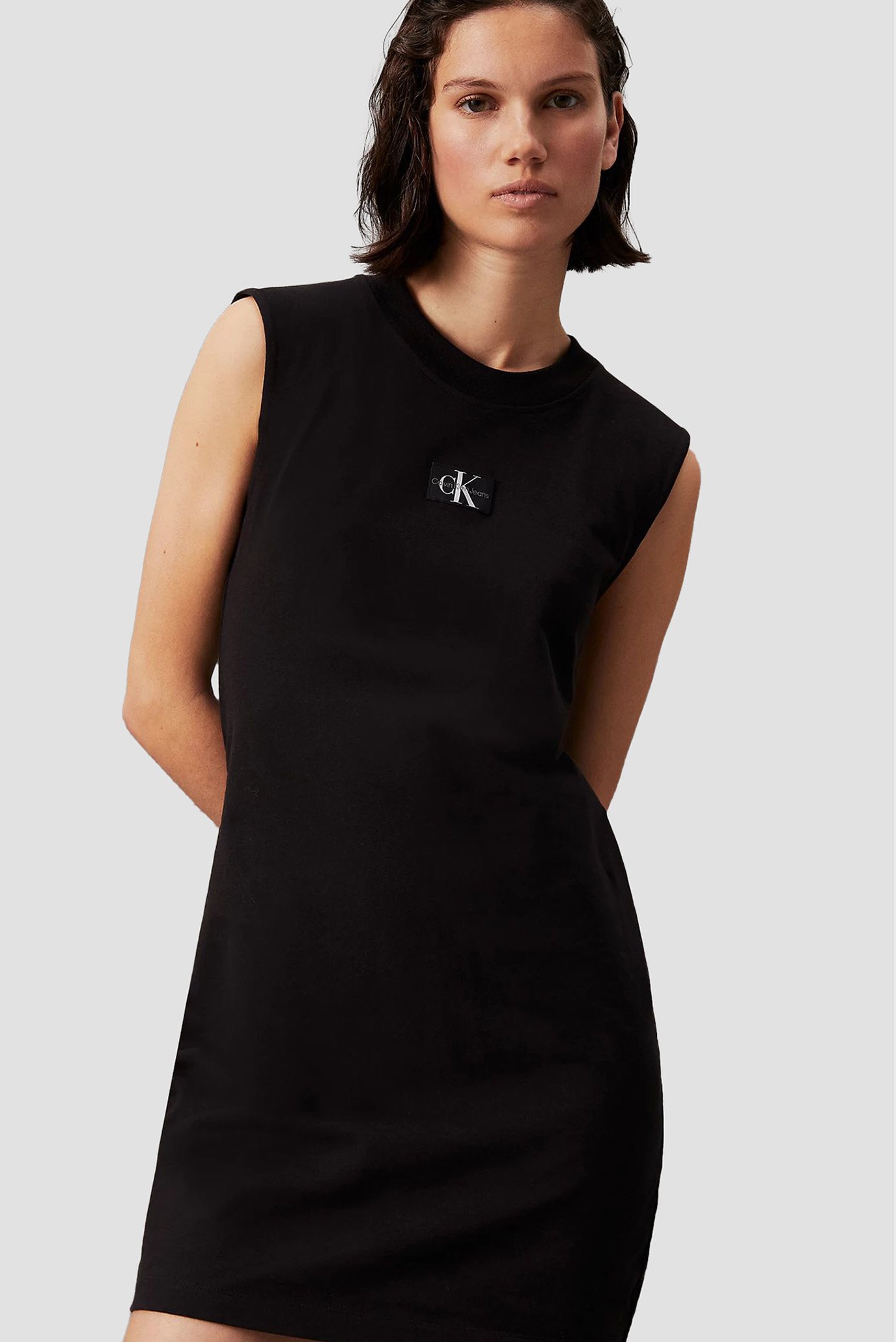 Koʻylak WOVEN LABEL LOOSE TEE DRESSCalvin Klein Jeans Koʻylak WOVEN LABEL LOOSE TEE DRESS 2