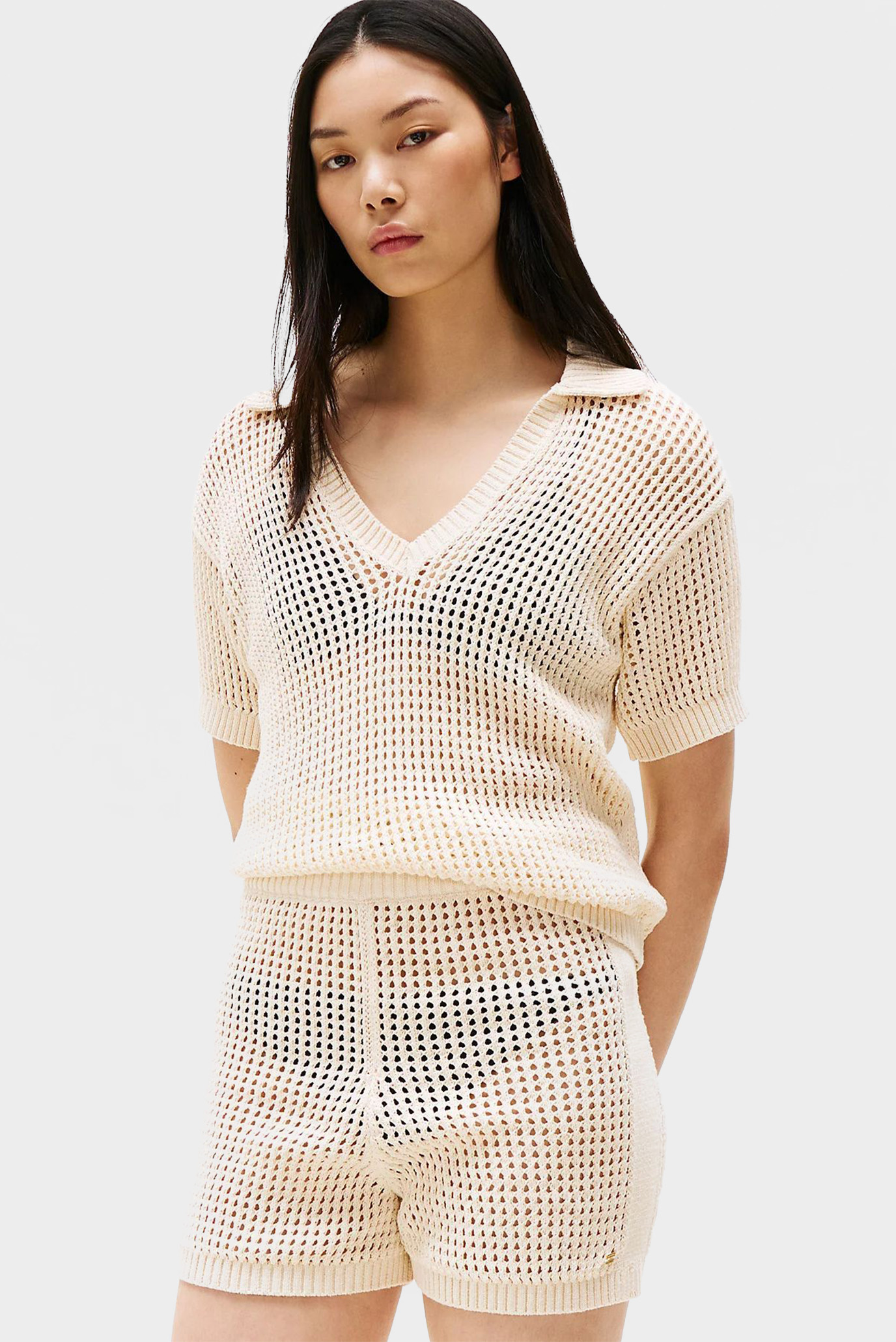 Yengi kalta ko'ylak POLO SS CROCHET 1