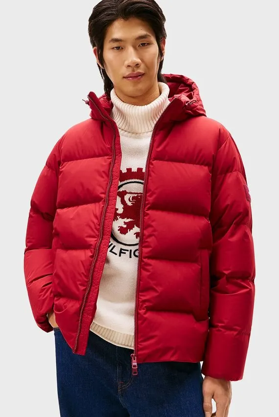 Куртка зимняя DOWN HOODED PUFFER JKT Tommy Hilfiger
