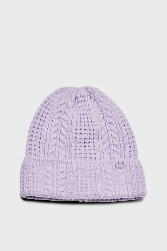 Шапка W Halftime Cable Knit Beanie Under Armour