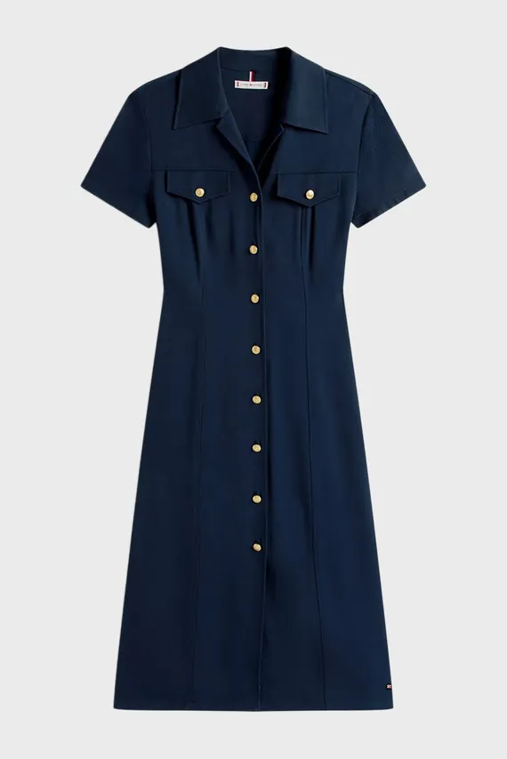 Платье/VIS TWILL S/S SHIRT DRESS Tommy Hilfiger