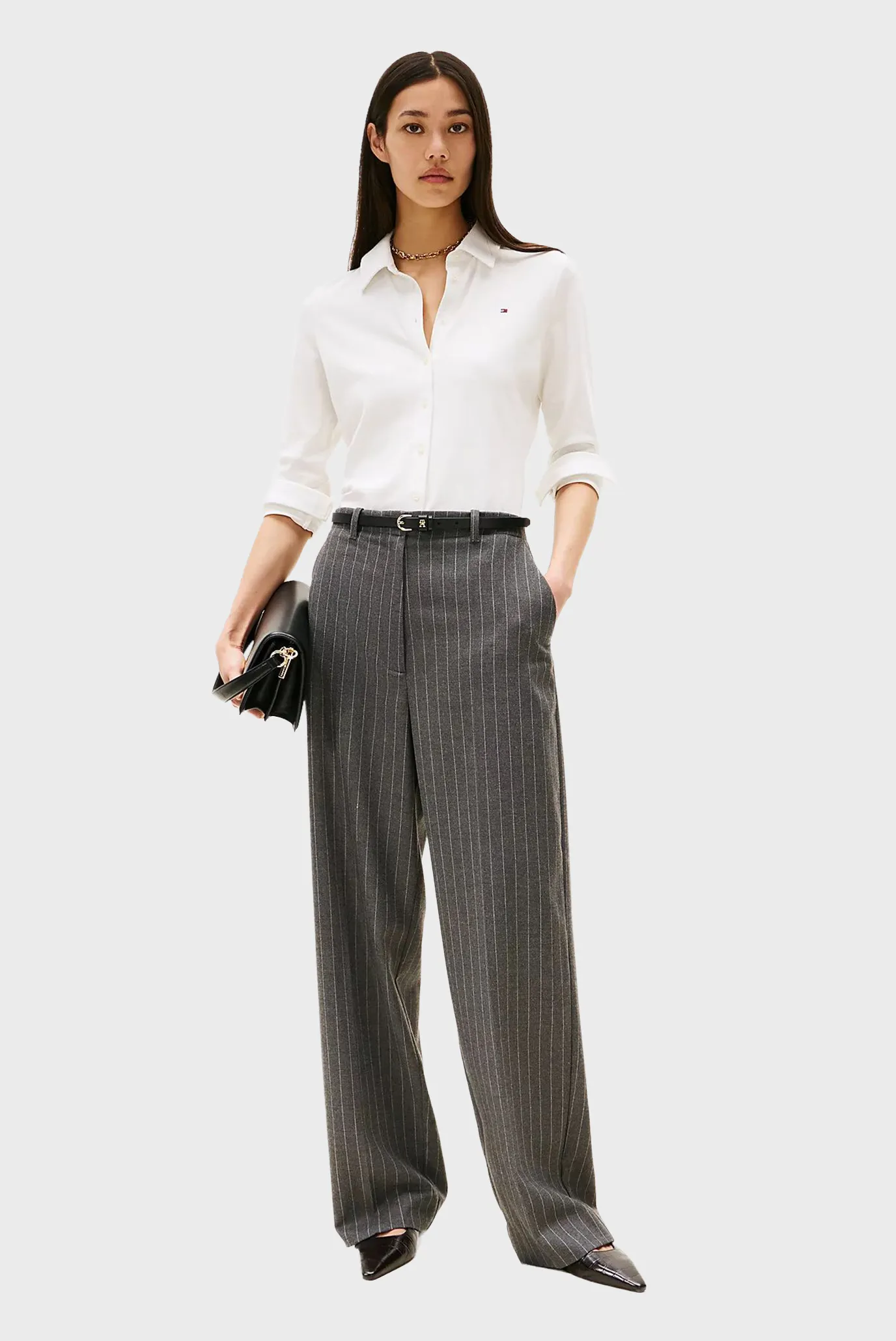 Рубашка 1985 SLIM PIQUE LS SHIRT 2