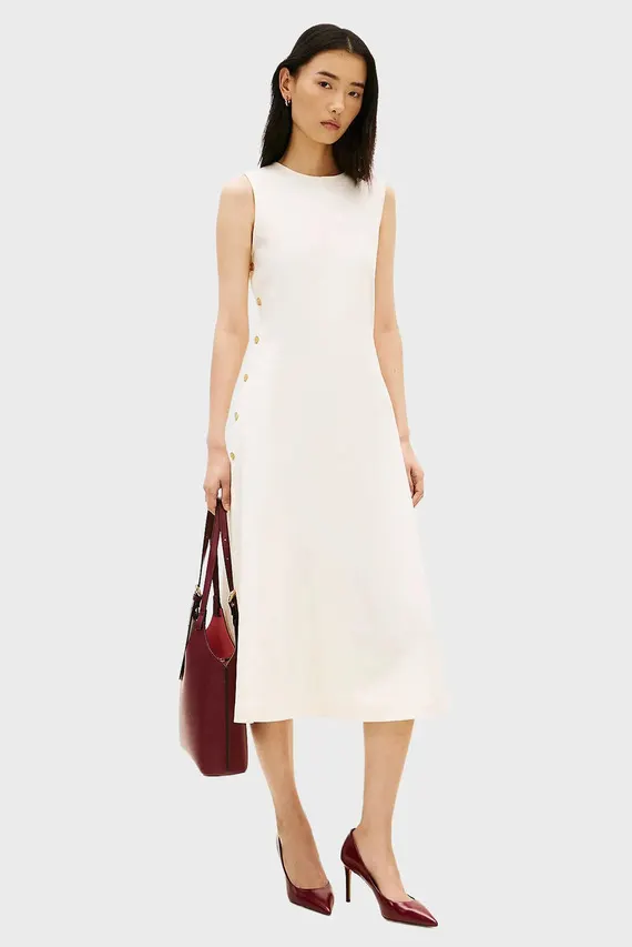 Koʻylak/GOLD BUTTON LONG MIDI DRESS NS Tommy Hilfiger