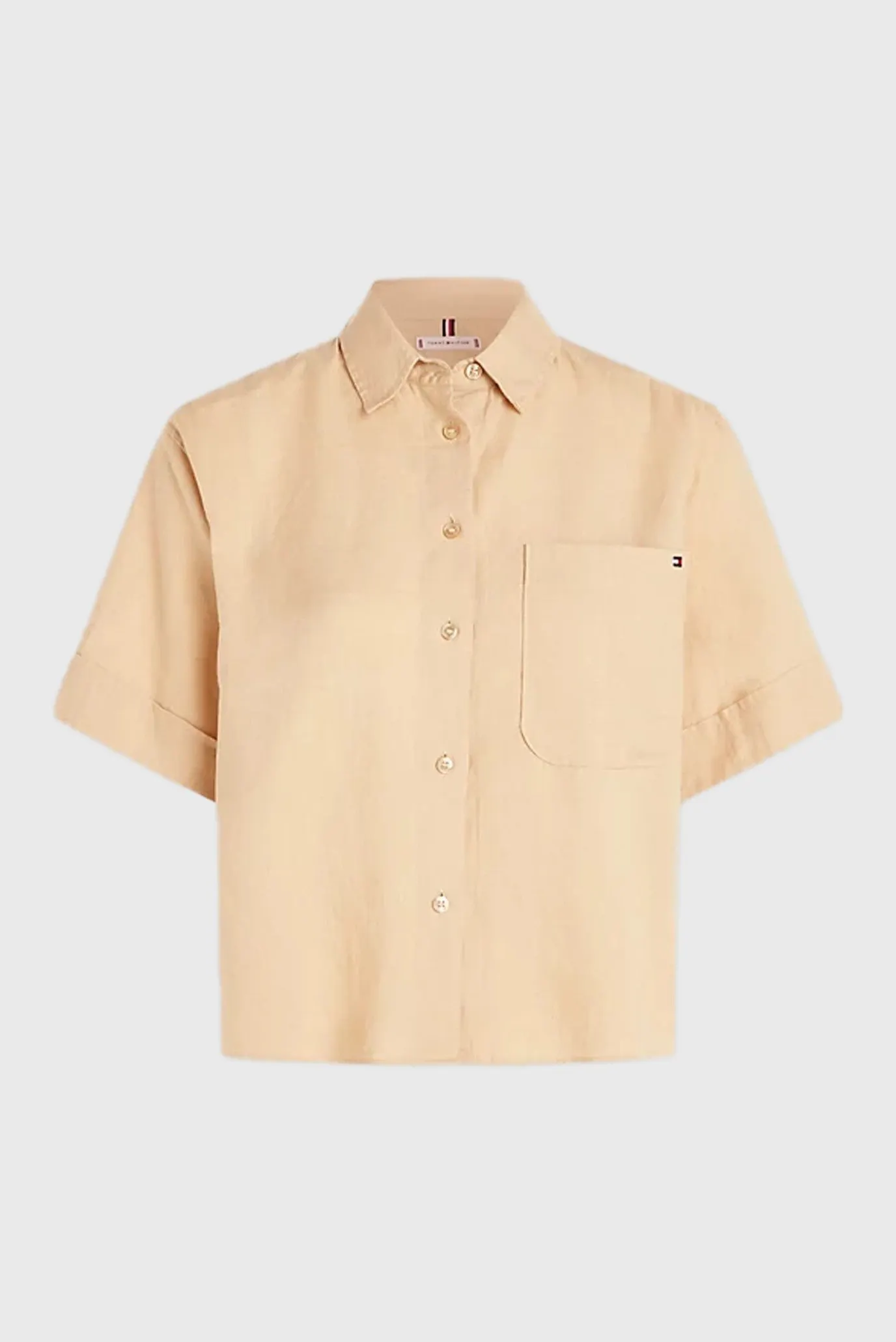 Рубашка с коротким рукавом LINEN SS SHIRT 5