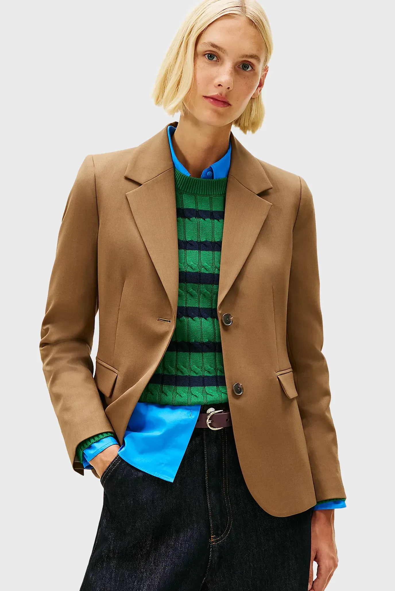 Пиджак TIMELESS WOOL REG STRT SB BLAZER 1