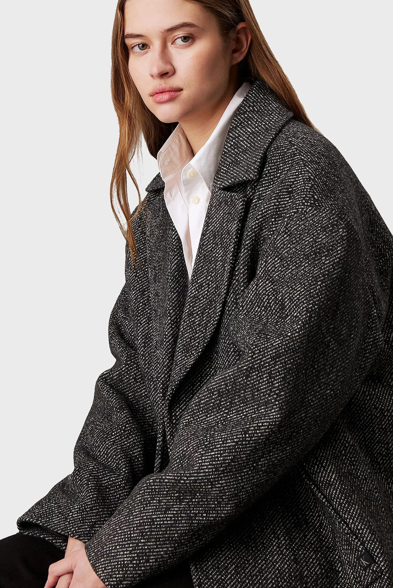 Пальто MELANGE LONG WOOL COAT 2