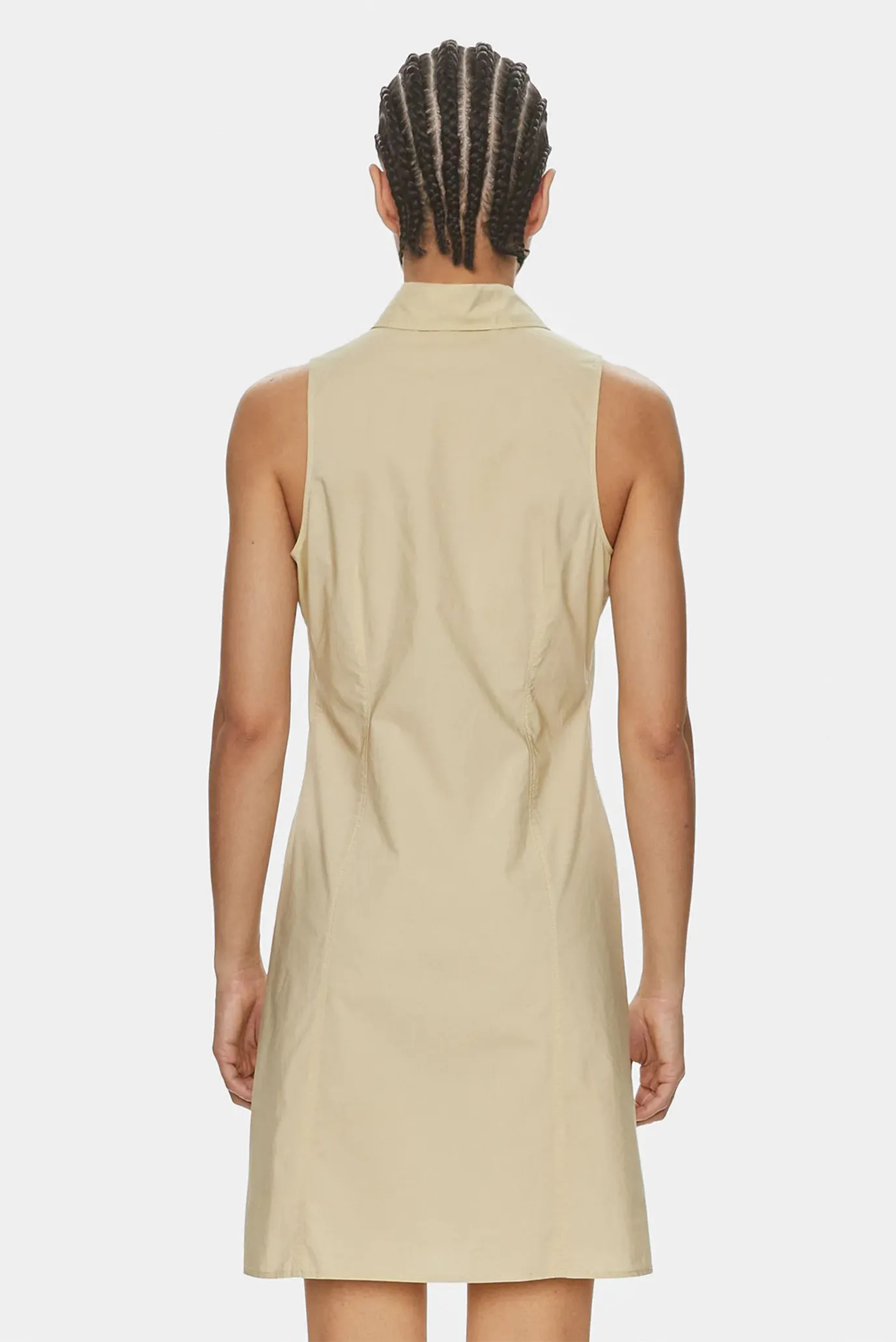 Koʻylak SLEEVELESS SHIRT DRESS 3