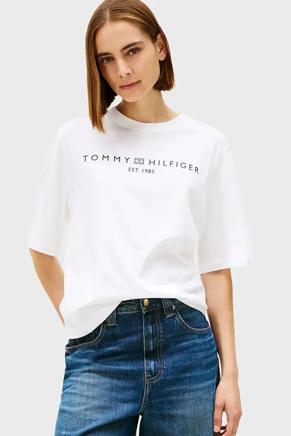 Futbolka/CORP LOGO TRAPEZE C-NK TEE Tommy Hilfiger