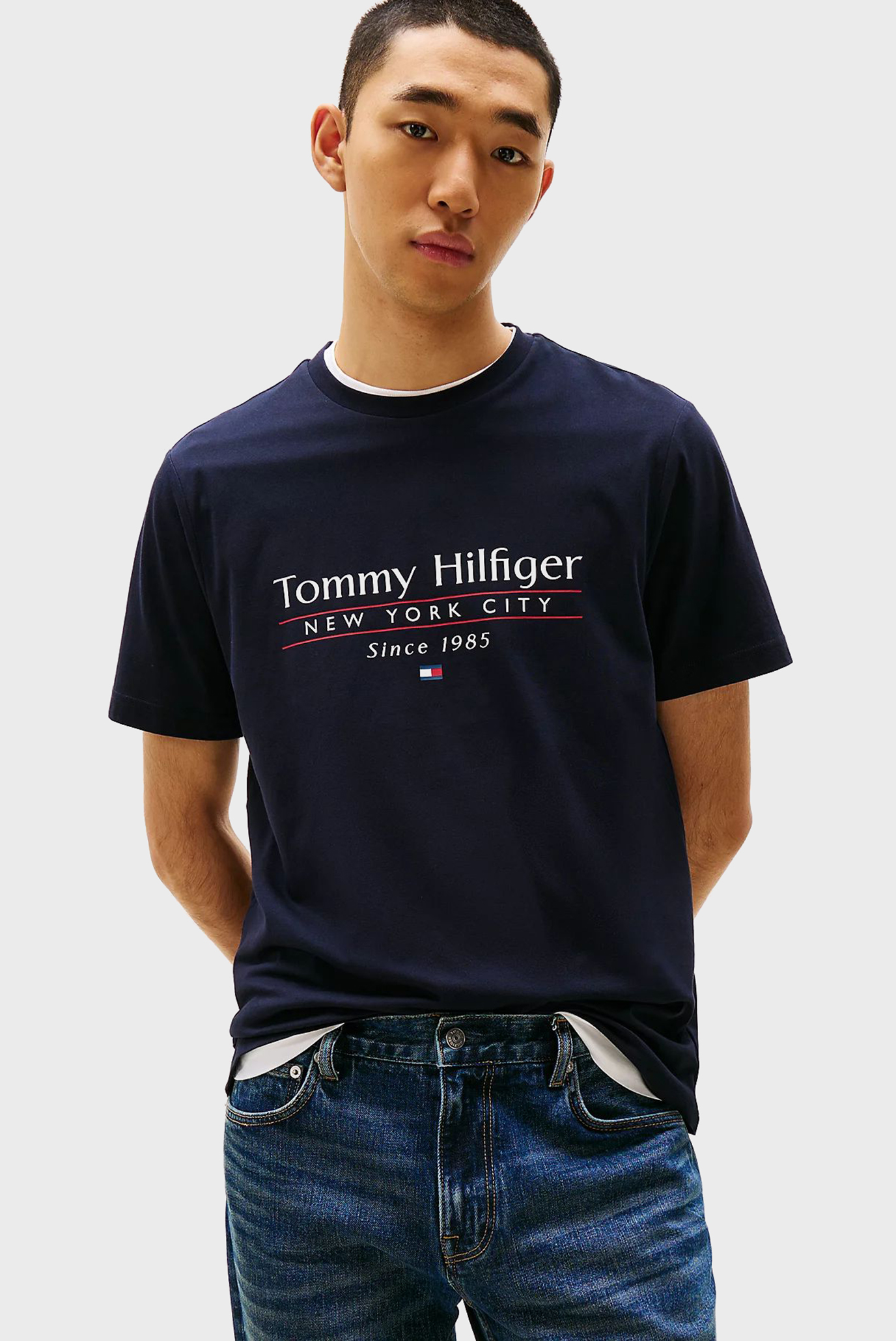Футболка HILFIGER CENTER STACK TEE 1