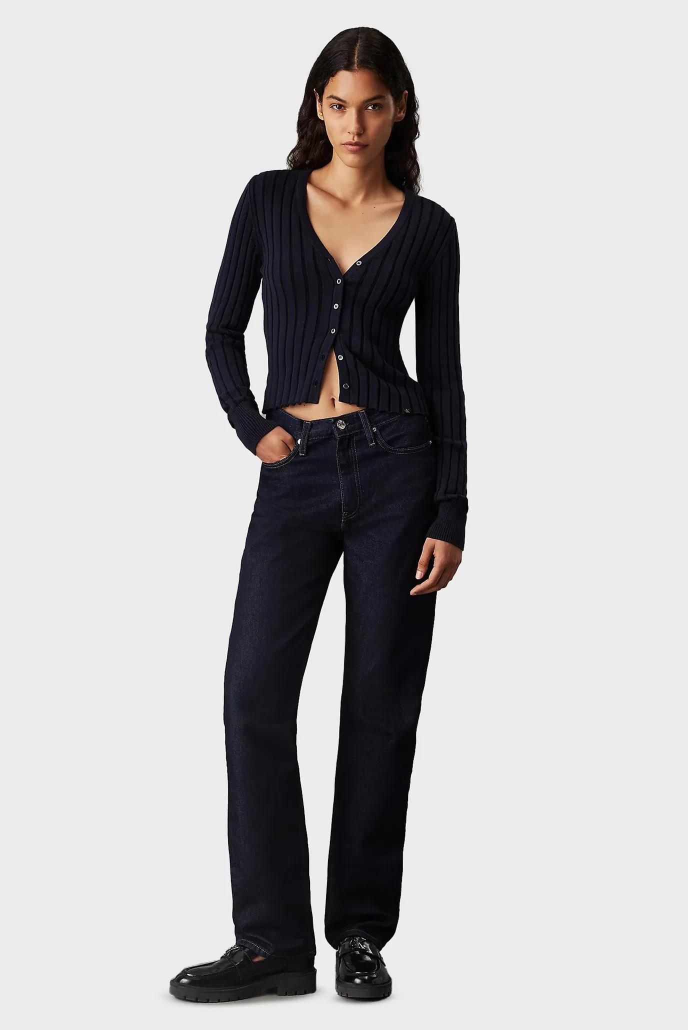 Джинсы HIGH RISE STRAIGHT 2