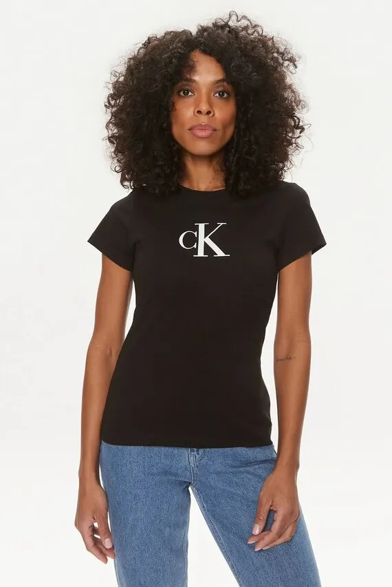 Futbolka SATIN CK SLIM TEE Calvin Klein Jeans