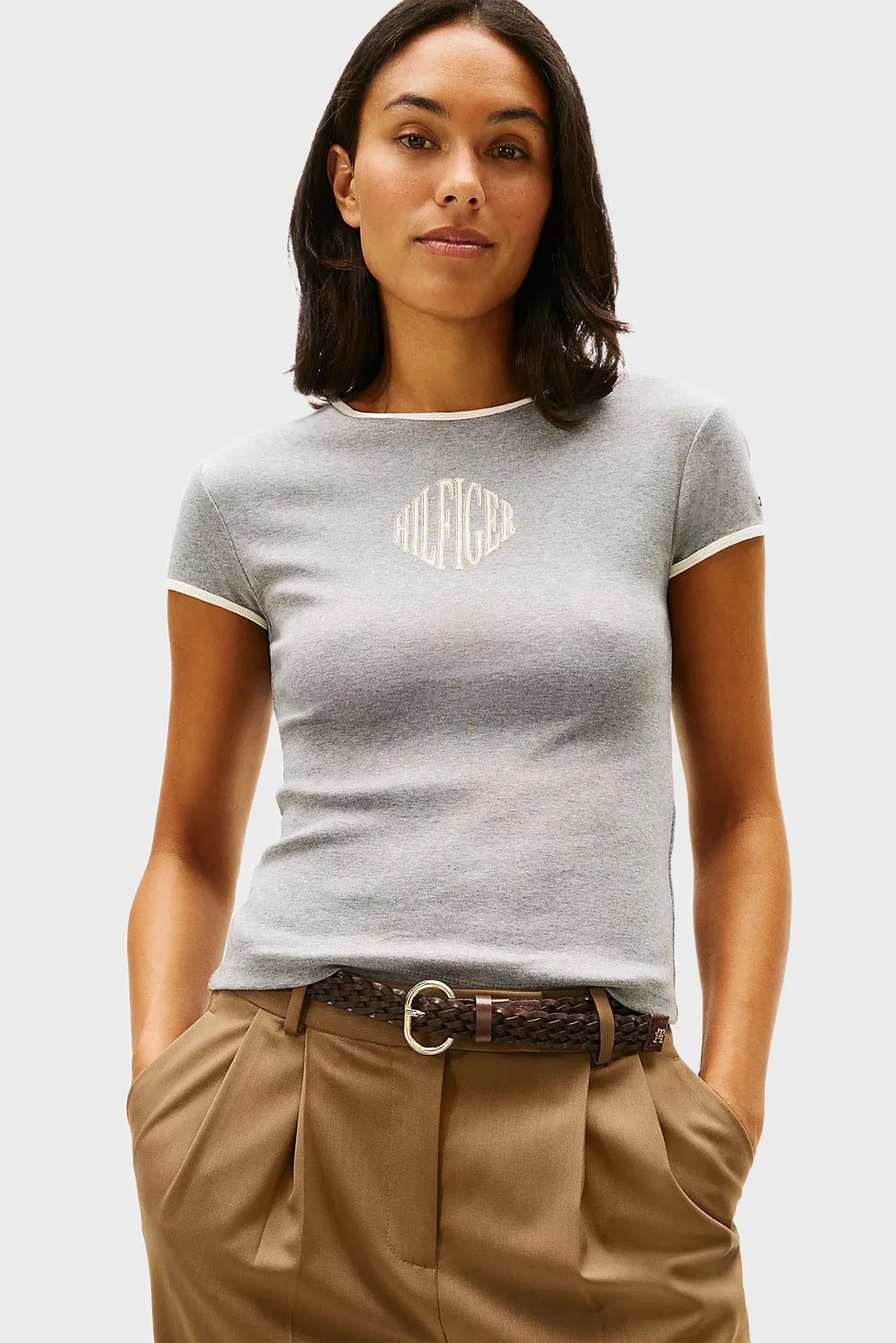 Футболка VARSITY SLIM RINGER TEE 1