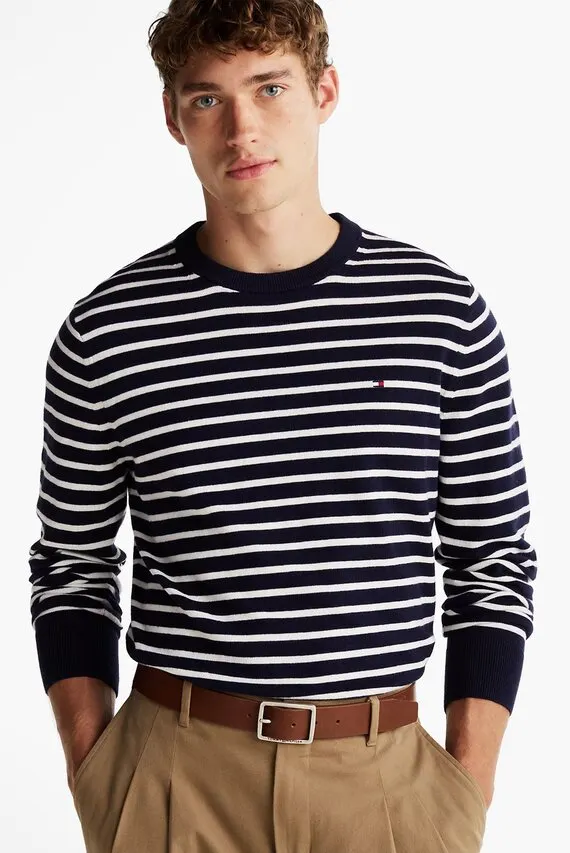 Sviter PIMA ORG CTN CASHMERE CREW NECK Tommy Hilfiger