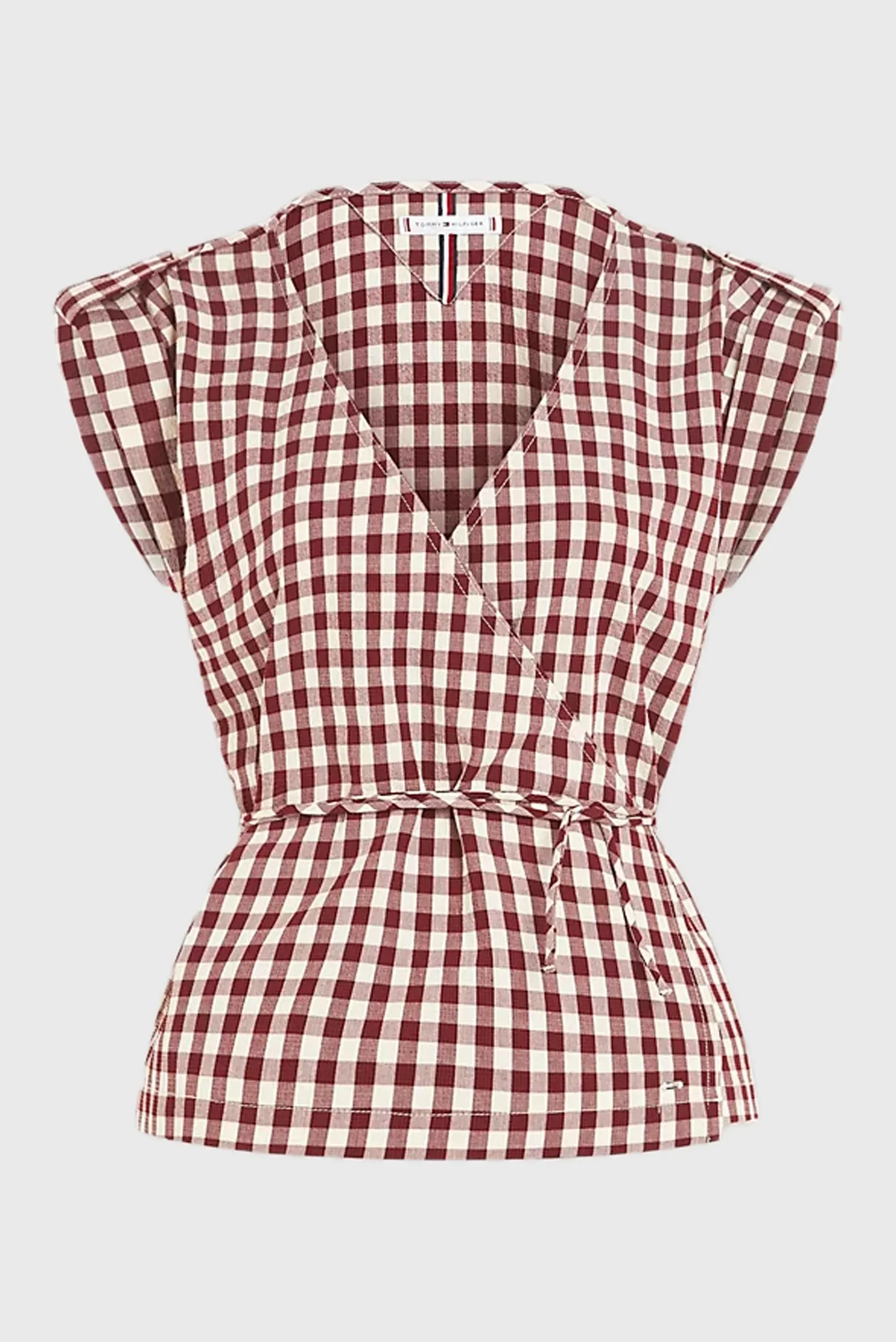 Mayka GINGHAM NS WRAP TOP 6