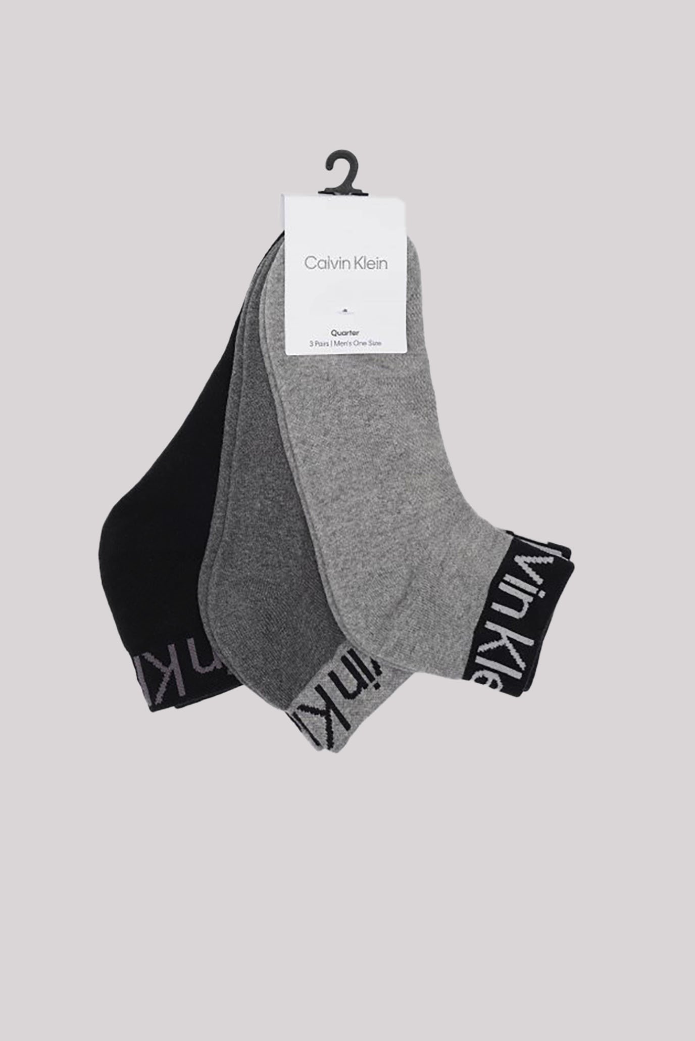 Paypoq CK MEN QUARTER 3P  LOGO WELT 1
