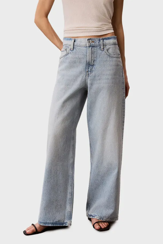 Jins shim/LOW RISE BAGGY INDIGO STONE Calvin Klein Jeans