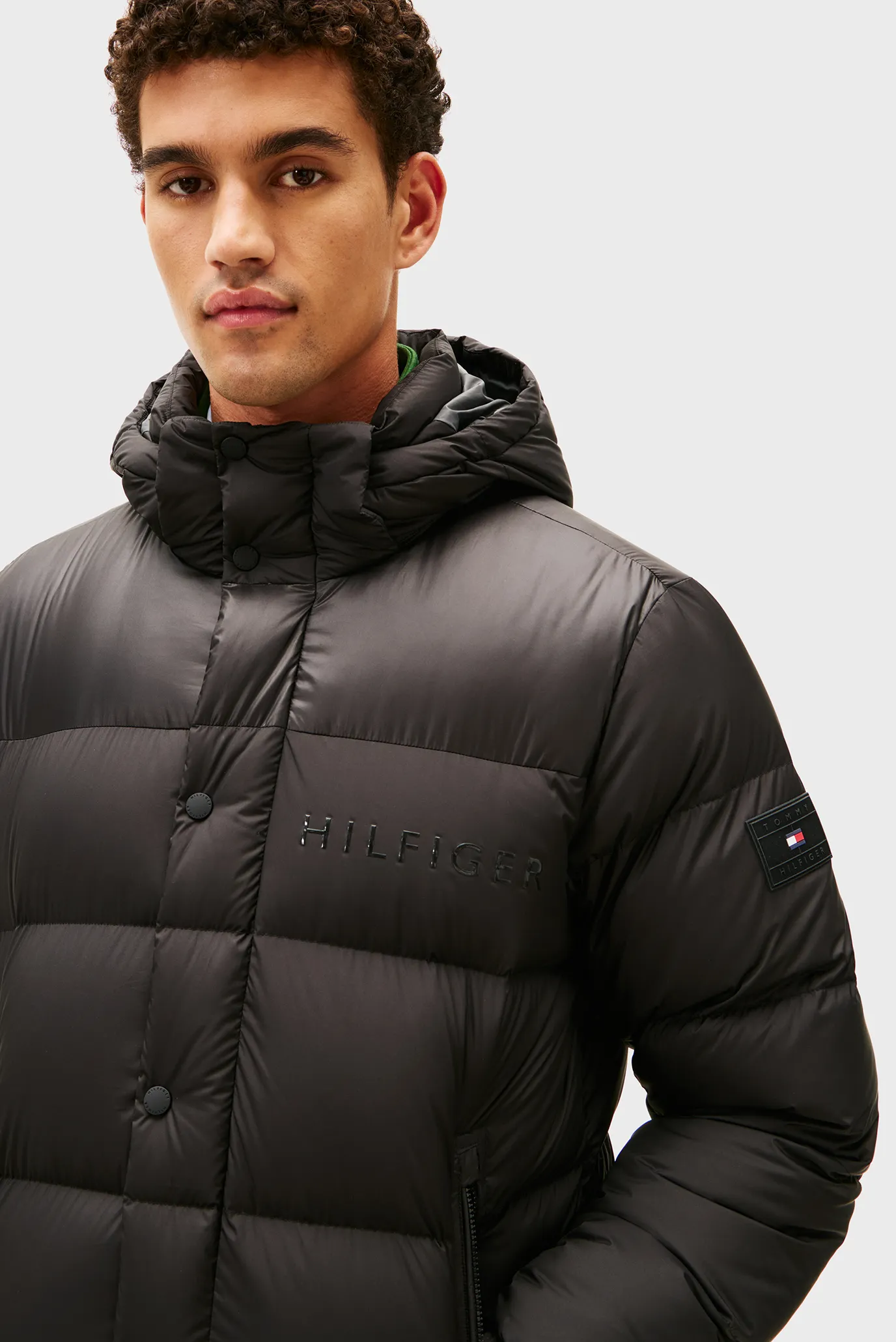 Куртка зимняя MIX DOWN HOODED PUFFER 4