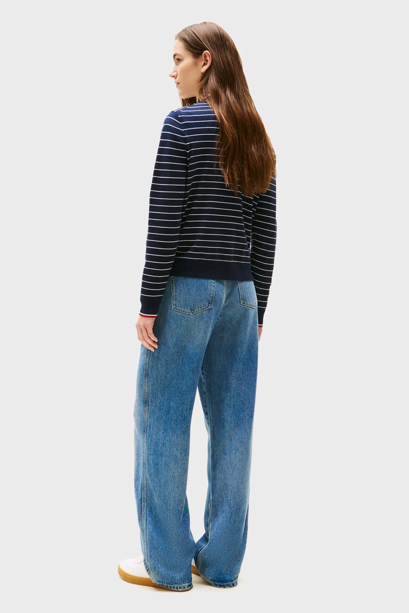 Свитер/CO JERSEY STITCH C-NK LS CARDI 3