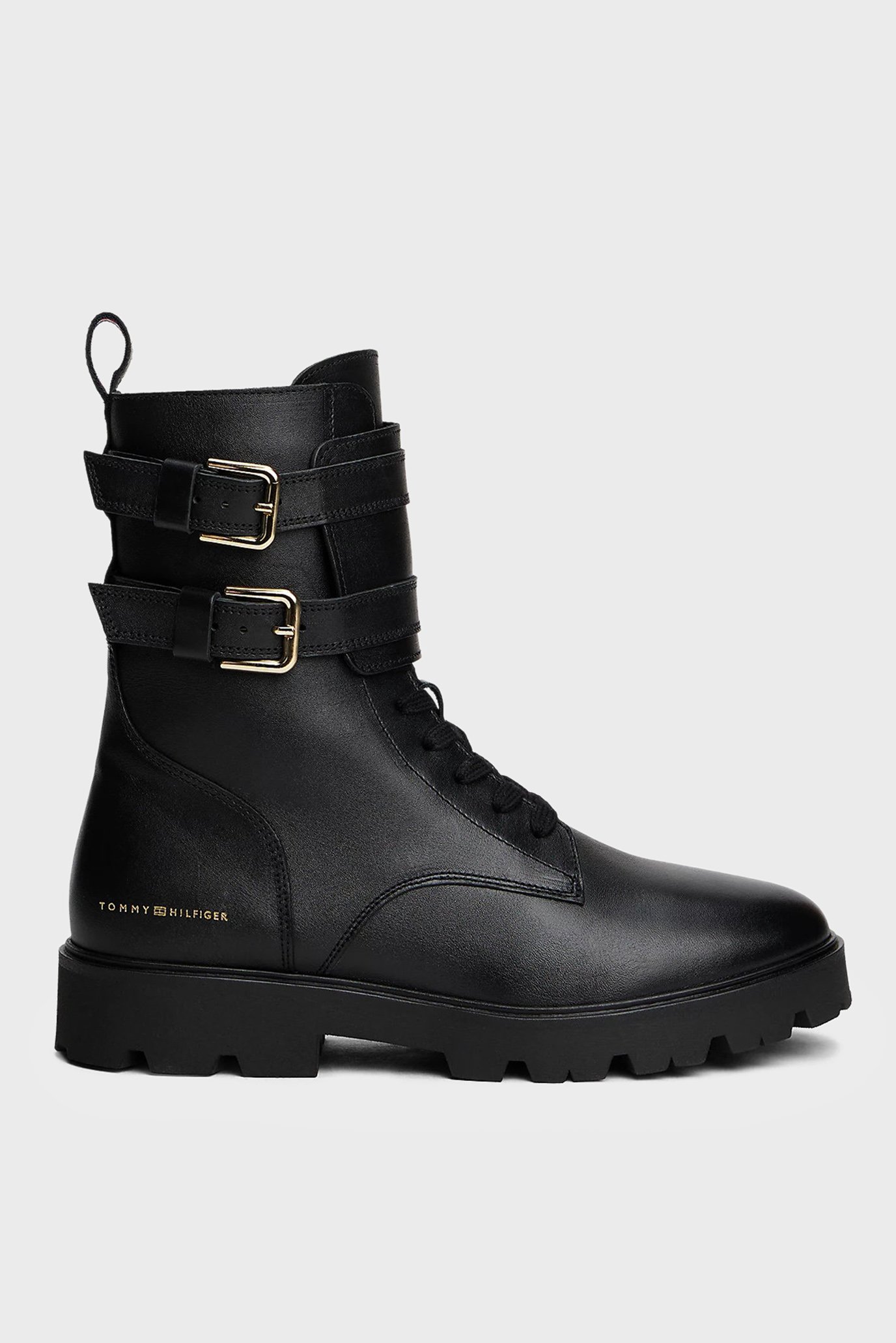 Etiklar TOMMY HILFIGER LTHR BIKER LACEUP 1