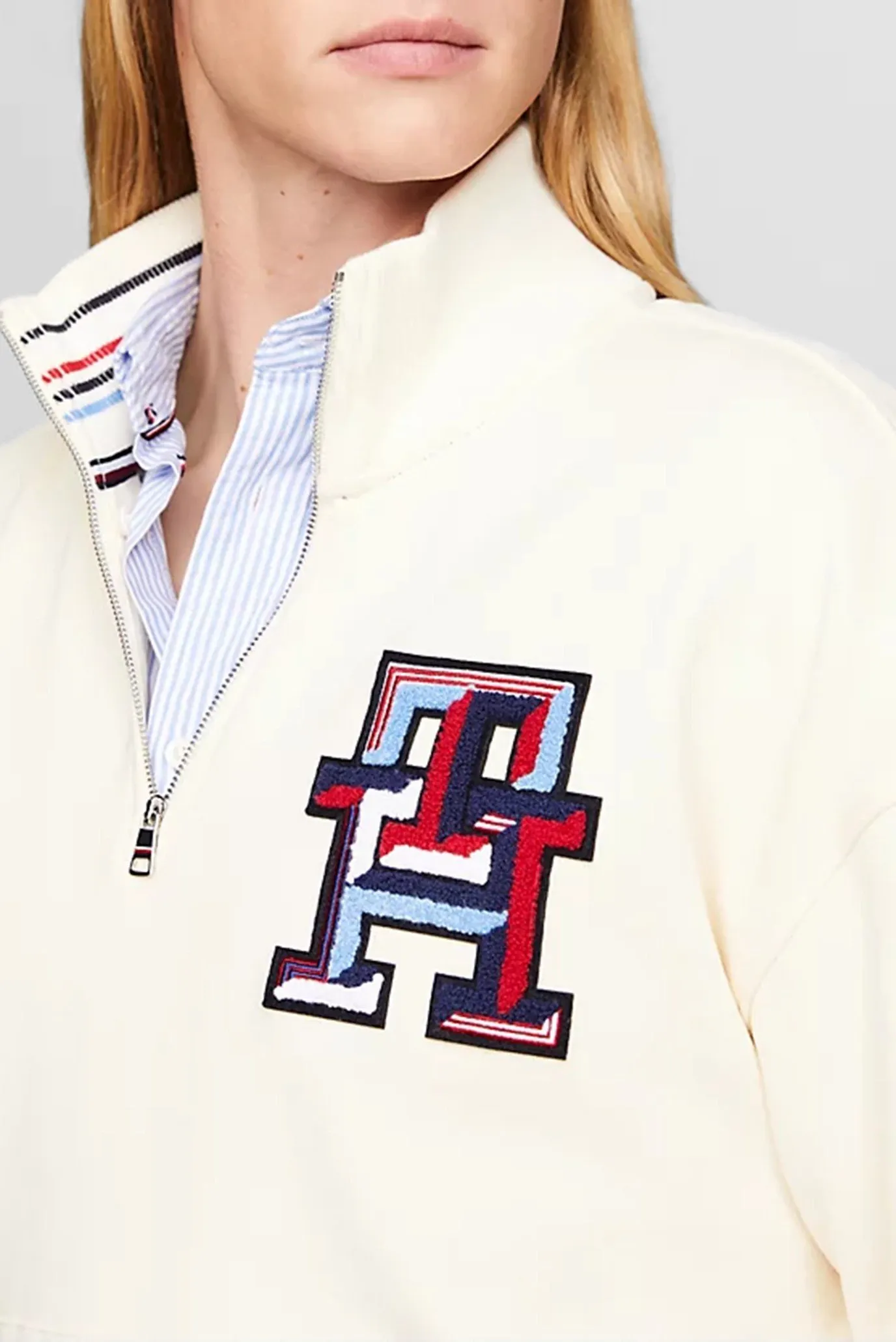 Svitshot MONOGRAM TIPPED 1 4 ZIP 3