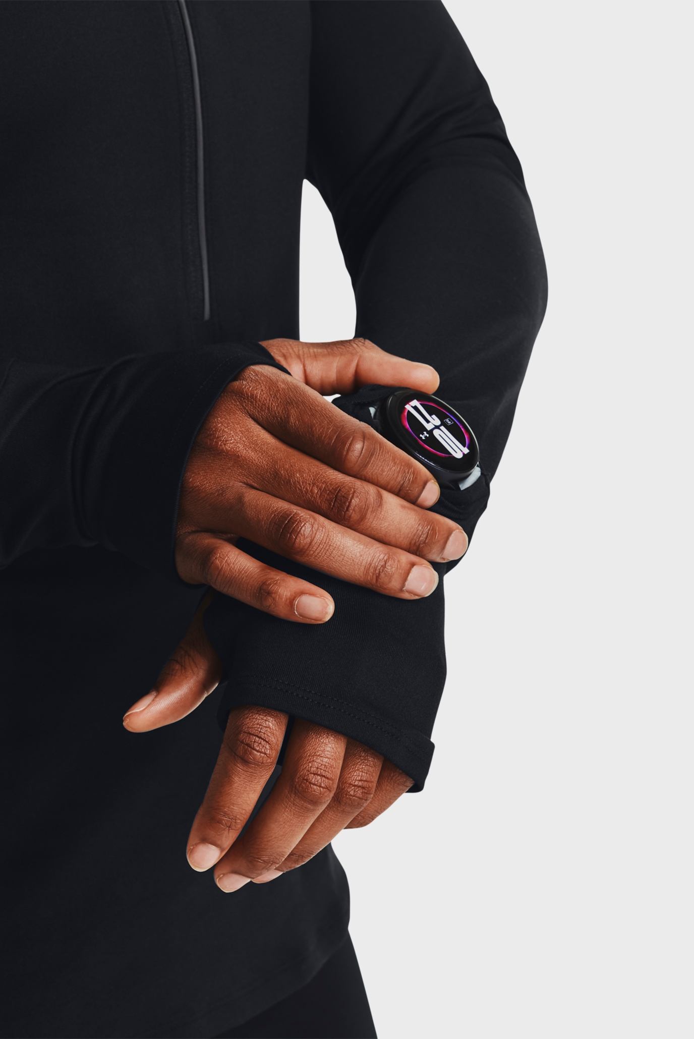 Uzun yengli futbolka UA Launch Pro Half Zip 6