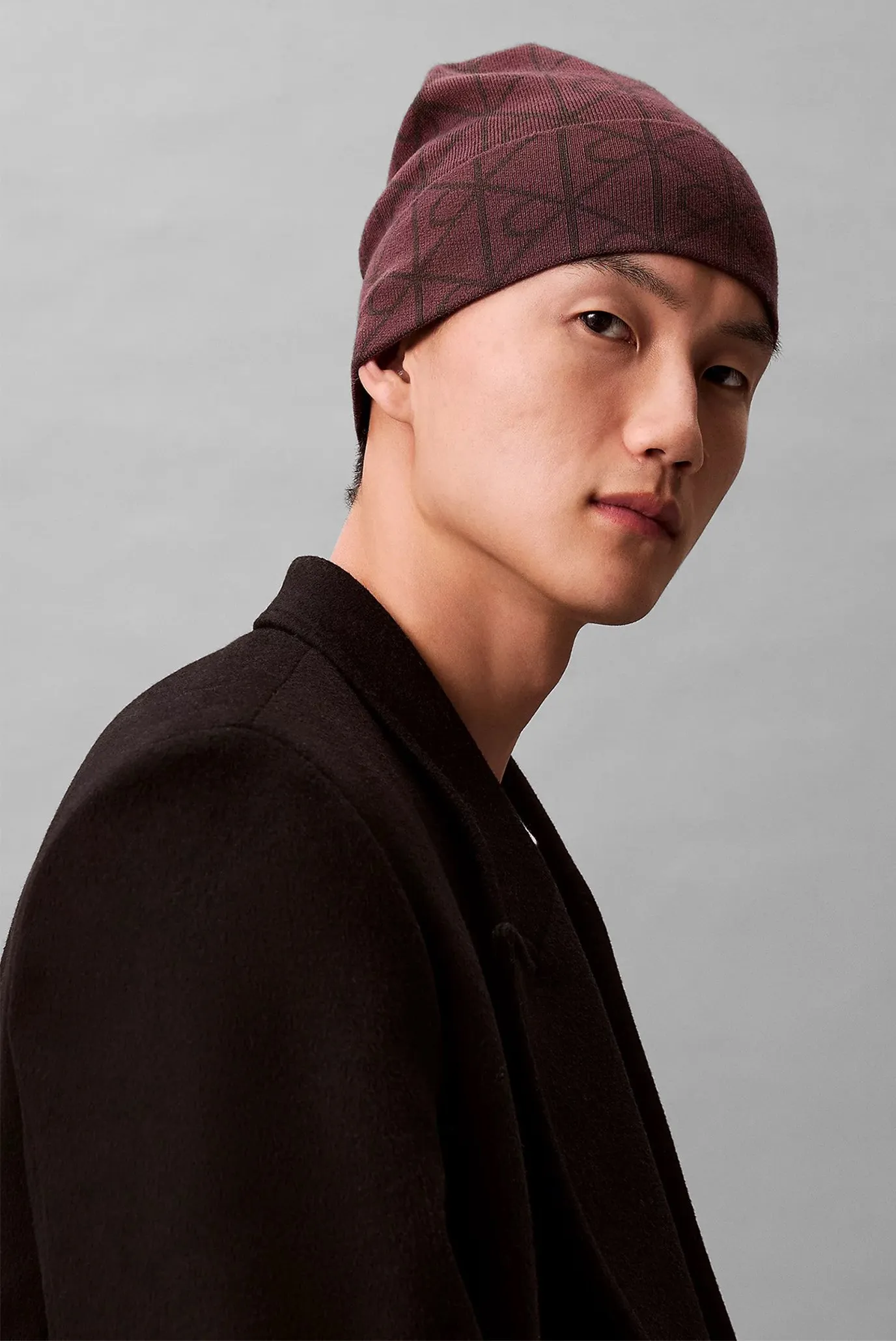 Shapka EMBLEM AOP JCQ FINE RIB BEANIE 4