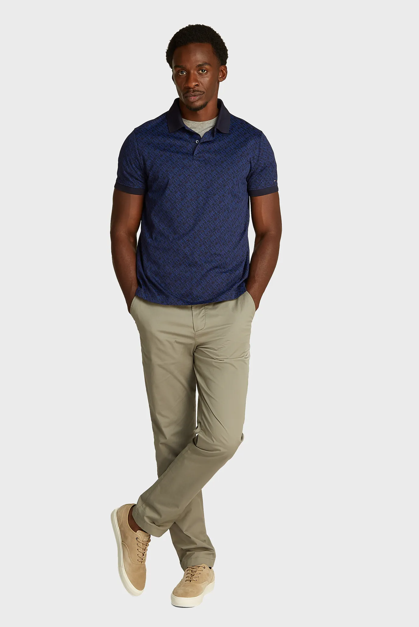 Поло MONOGRAM AOP REG POLO 2