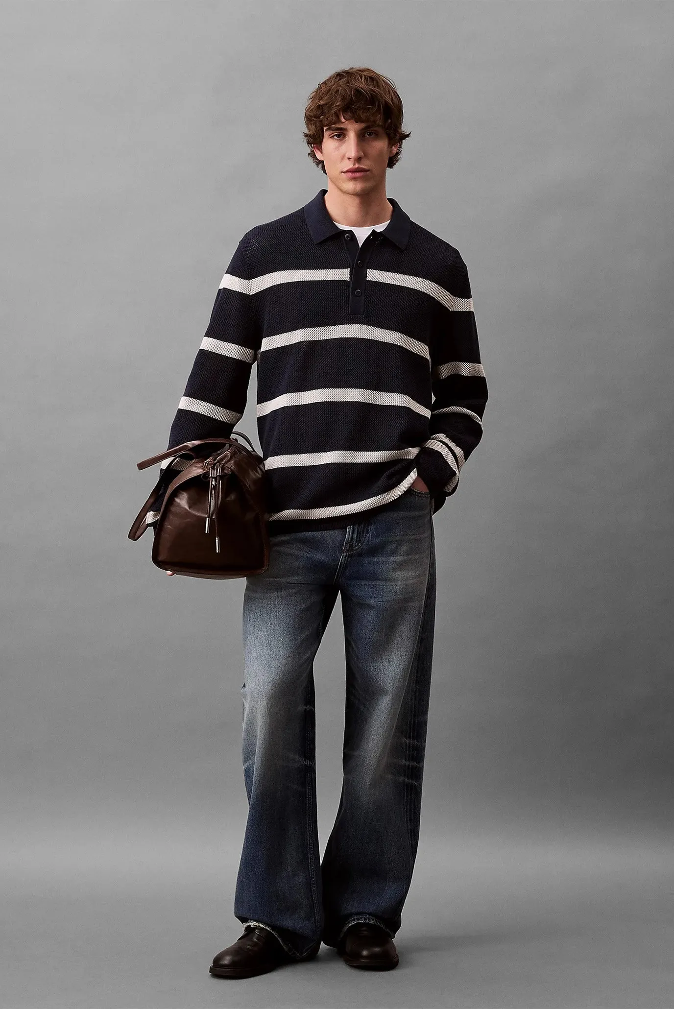 Sviter LS STRIPE POLO 12GG 1