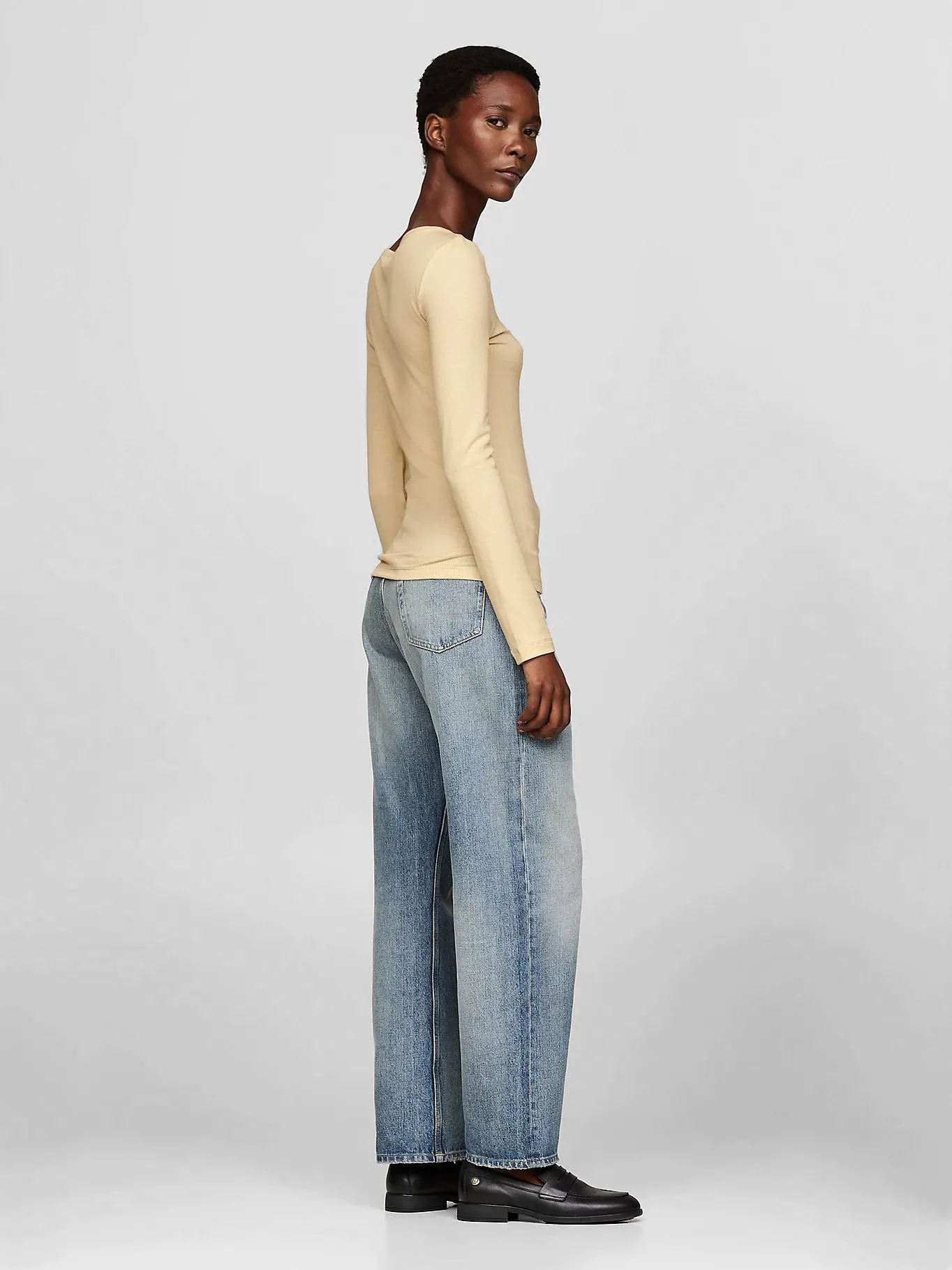 Uzun yengli futbolka SLIM TENCEL OPEN-NK LS 2