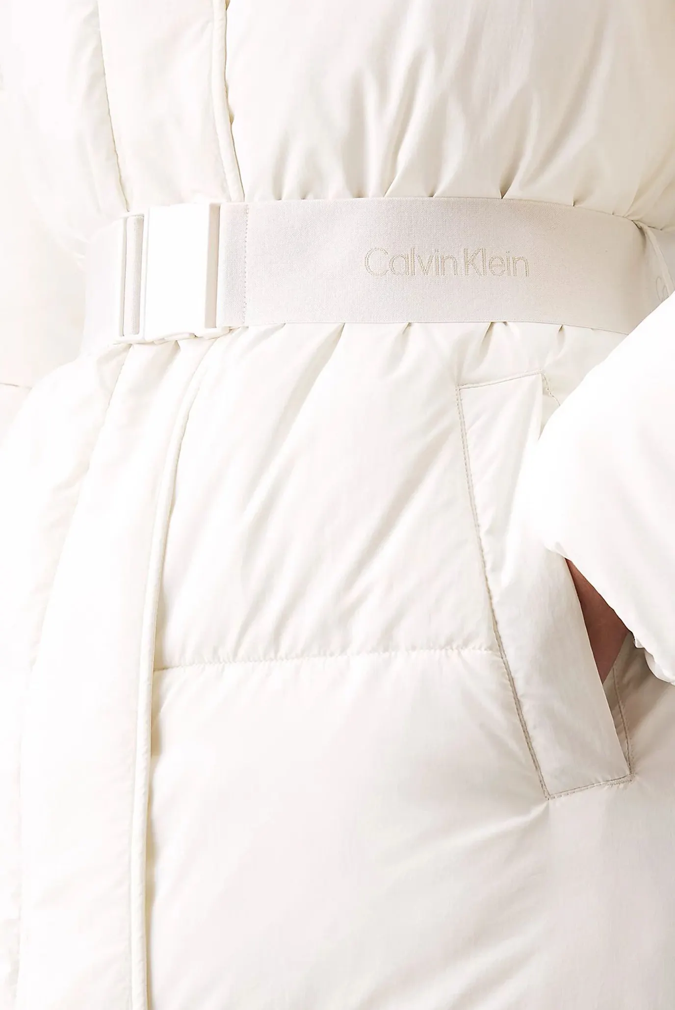 Куртка зимняя LOGO BELT LONG PUFFER 4