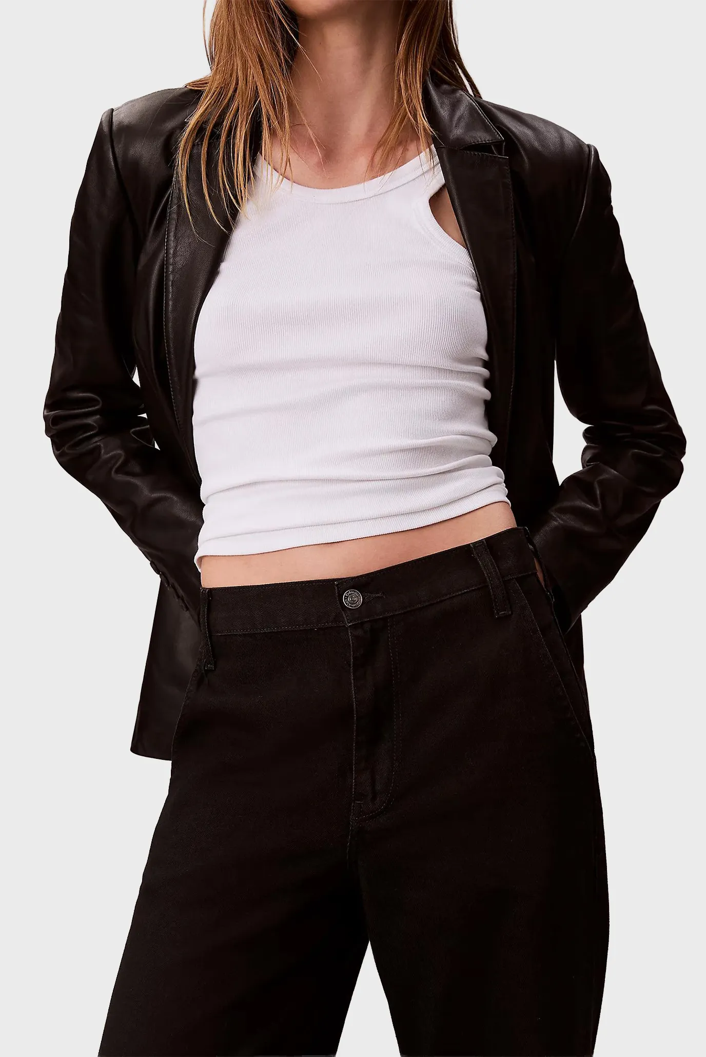 Jins shim TENCEL ULTRA HIGH WIDE LEG CLASS 2