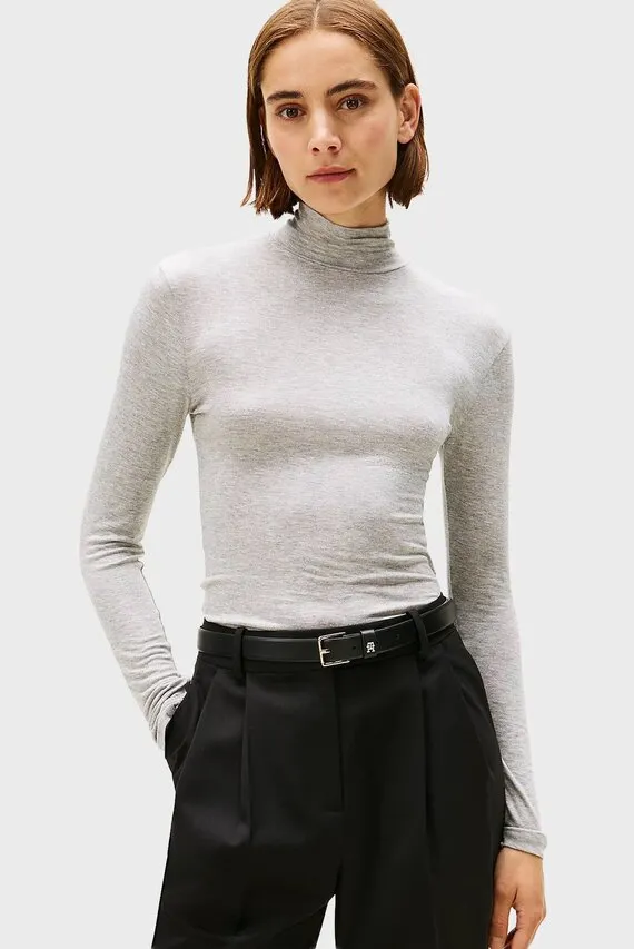 Гольф SLIM SOFT ROLL-NK LS TEE Tommy Hilfiger