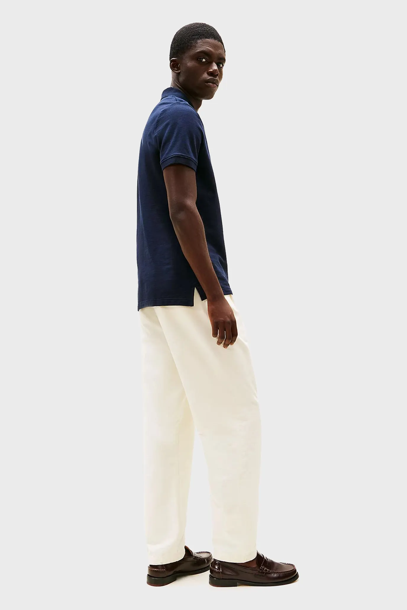 Polo COTTON LINEN TERRY REG POLO 3