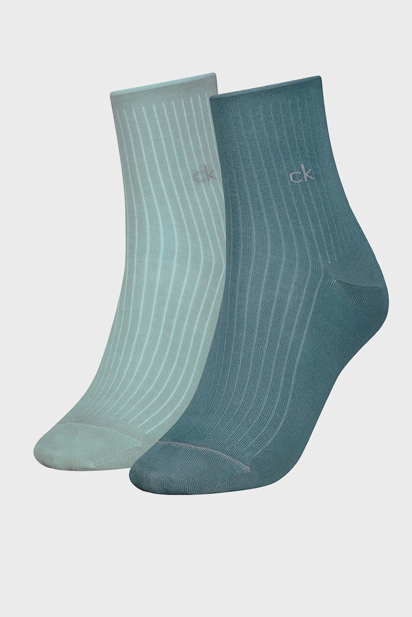 Paypoq CK WOMEN SHORT SOCK 2P ROLL TOP 1