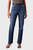 Jins shim HIGH RISE STRAIGHT INDIGO CHANNE