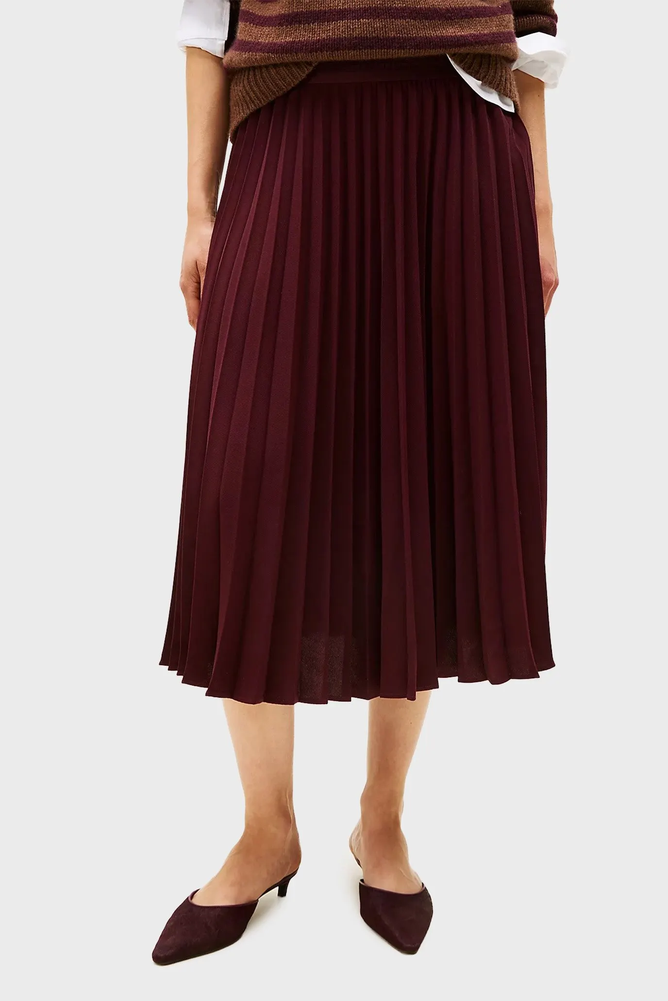 Юбка FLUID PLEATED PULL ON MIDI SKIRT 2