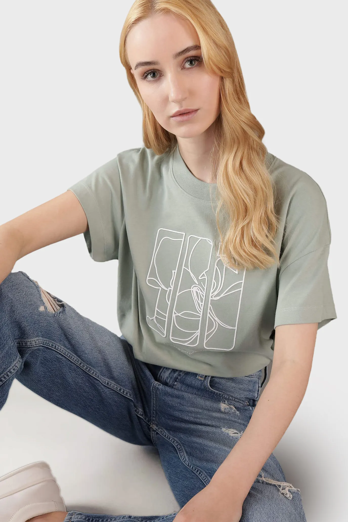 Futbolka EMBROIDERED AW RELAXED TEE 4