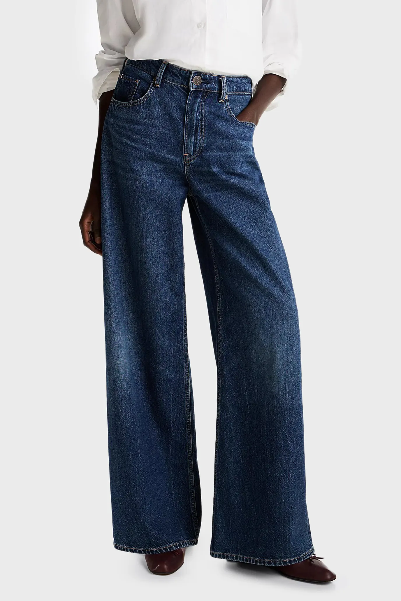 Jins shim WIDE LEG HW LOU 1