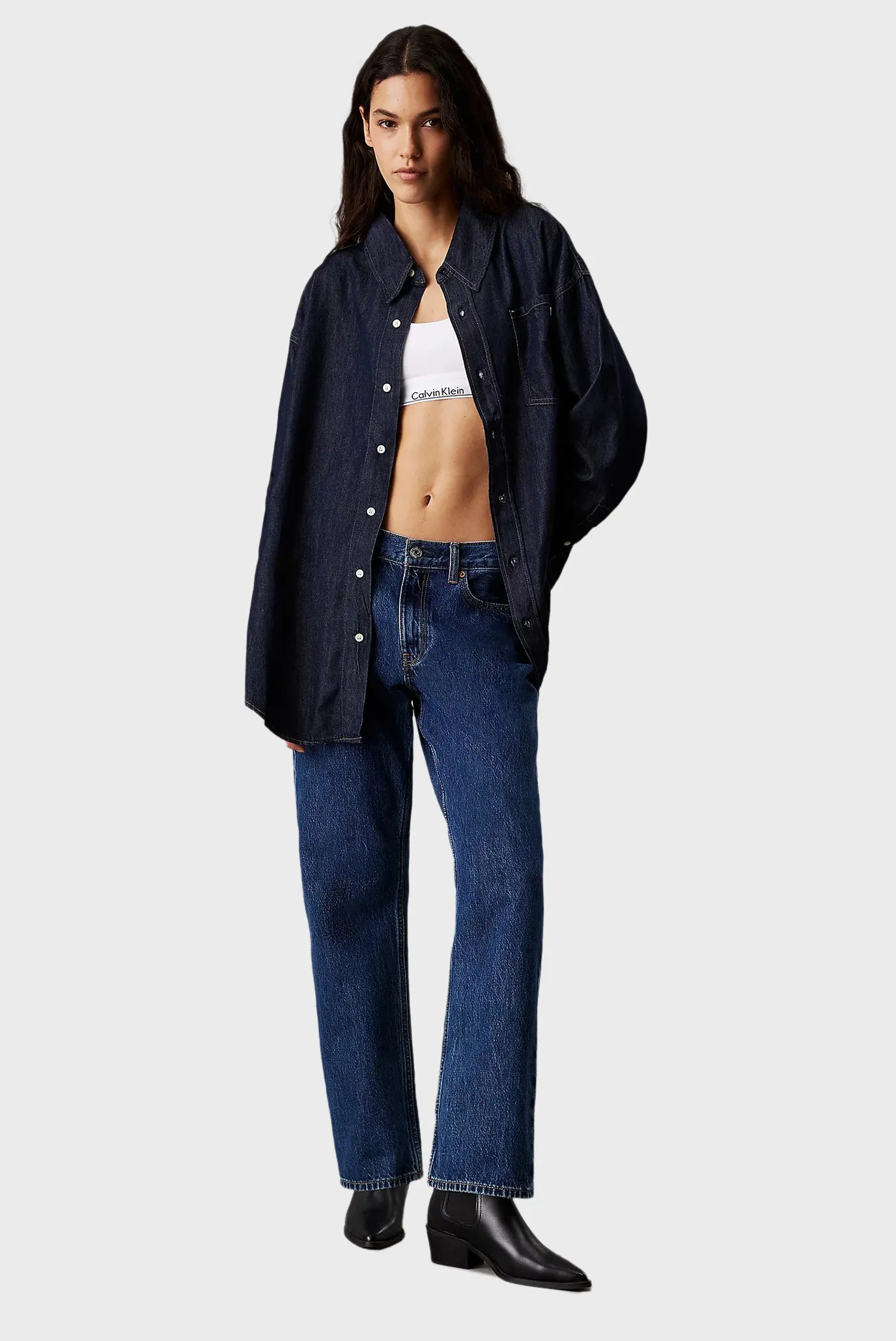 Рубашка OVERSIZED LS DENIM SHIRT 4