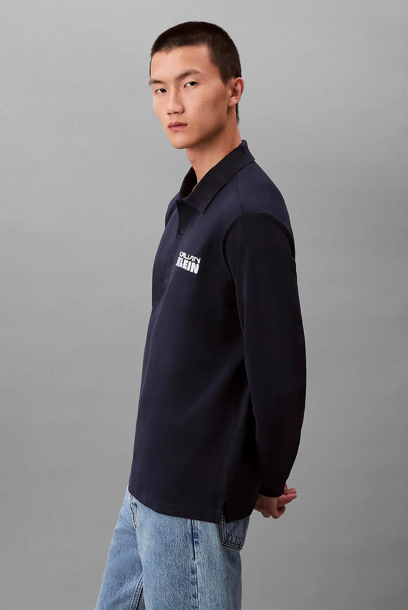 Yengi uzun polo LS SUEDED HEAVY JERSEY POLO 4