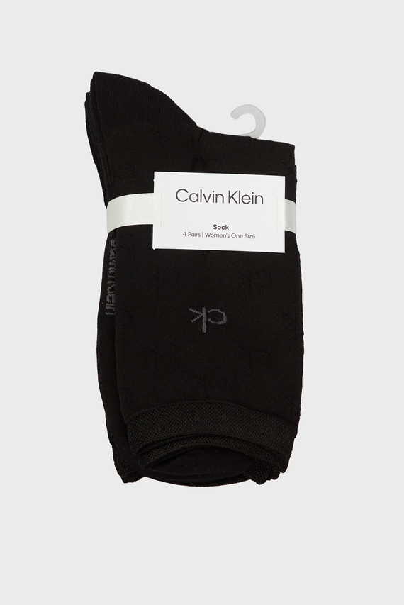 Paypoq CK WOMEN SOCK 4P AO LOGO HOLIDAY PACK Calvin Klein