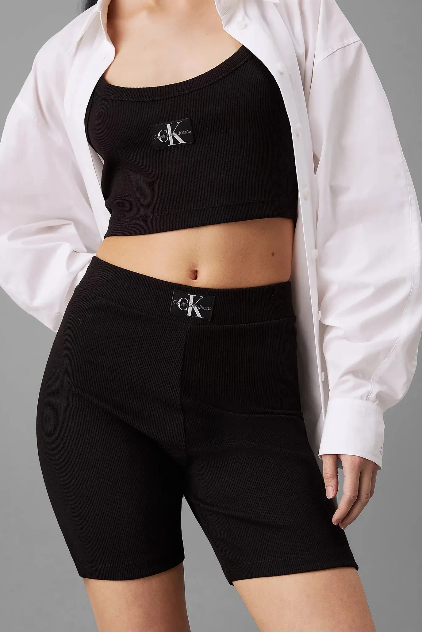 Шорты WOVEN LABEL RIB SHORTS 4