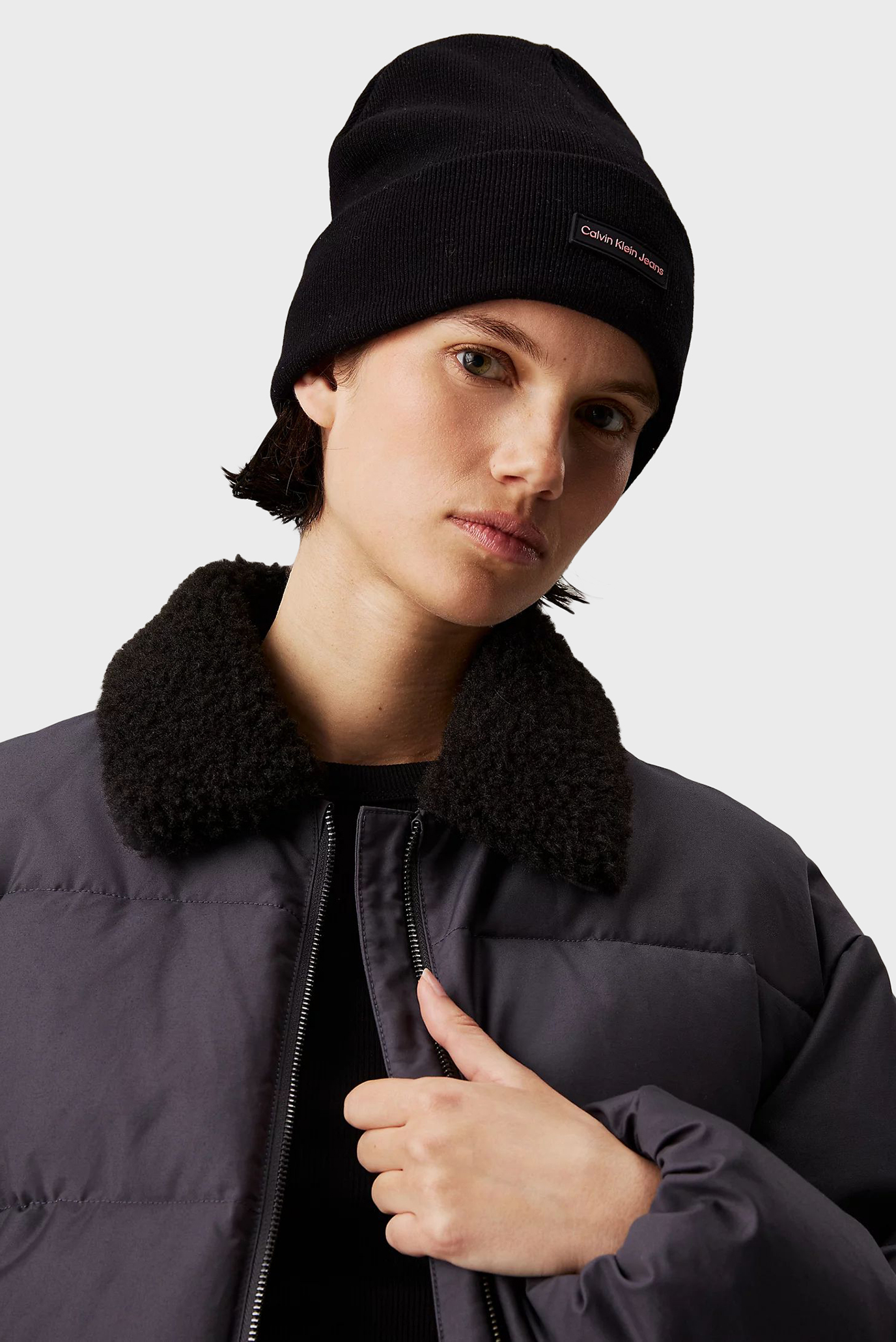 Shapka INST PATCH BEANIECalvin Klein Jeans Shapka INST PATCH BEANIE 2