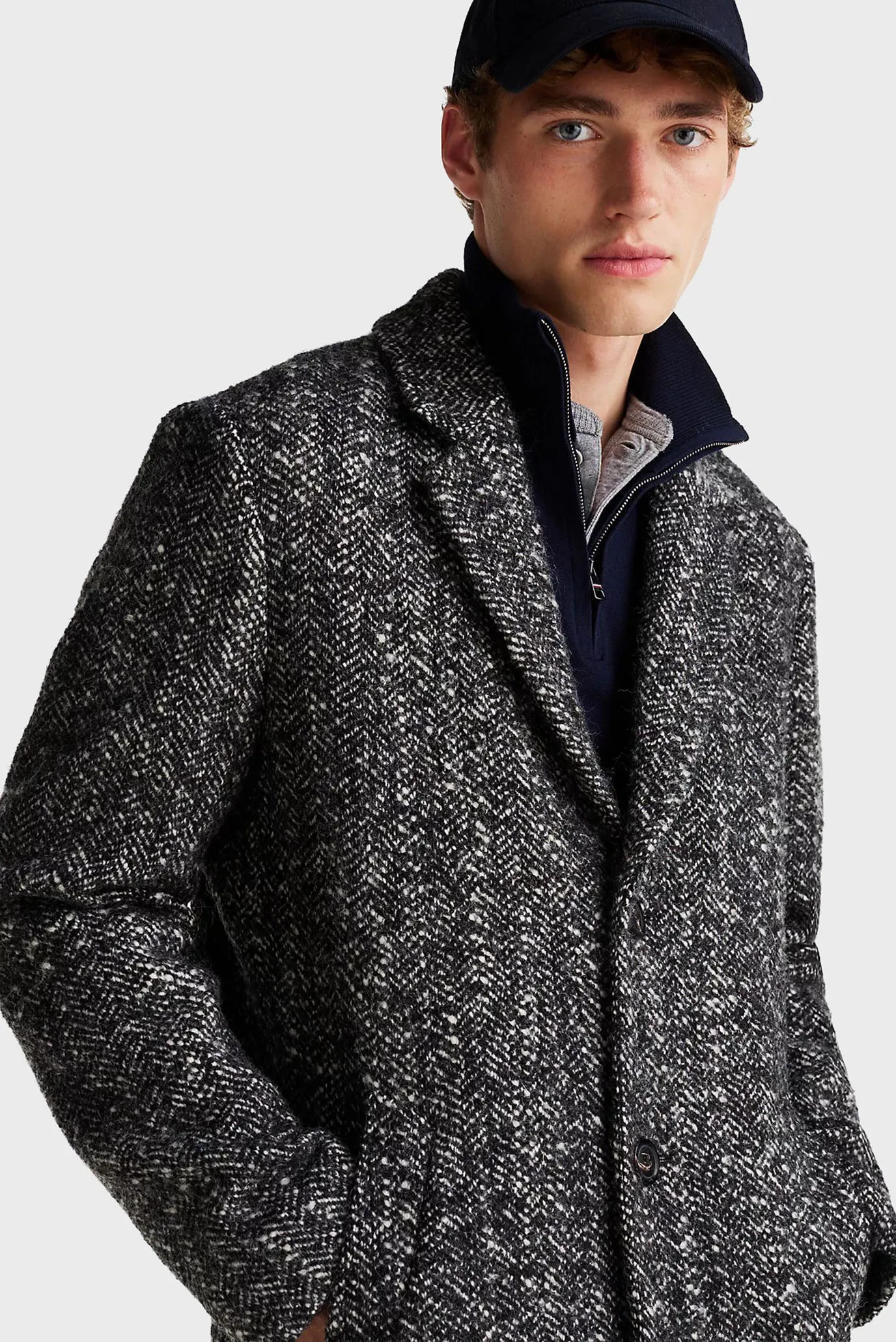 Palto DC WOOL HERRINGBONE COAT 3