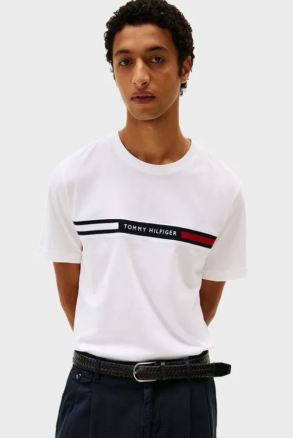 Футболка HILFIGER CHEST INSERT TEE Tommy Hilfiger