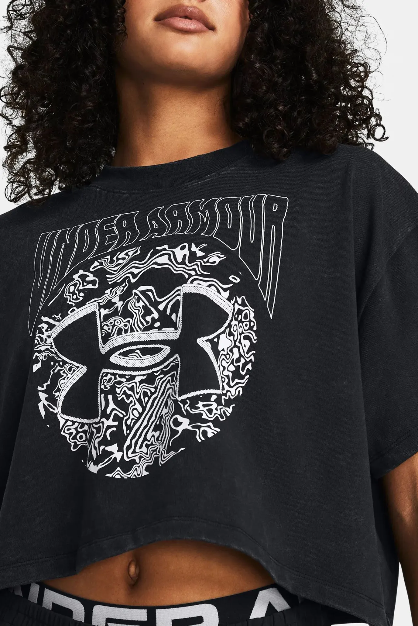 Futbolka UA HW Dusk to Dawn Crop SS 4