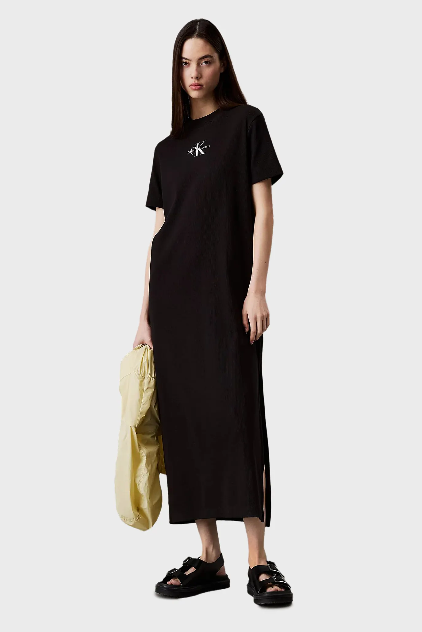 Koʻylak MONOLOGO LONG RIB TEE DRESS 1
