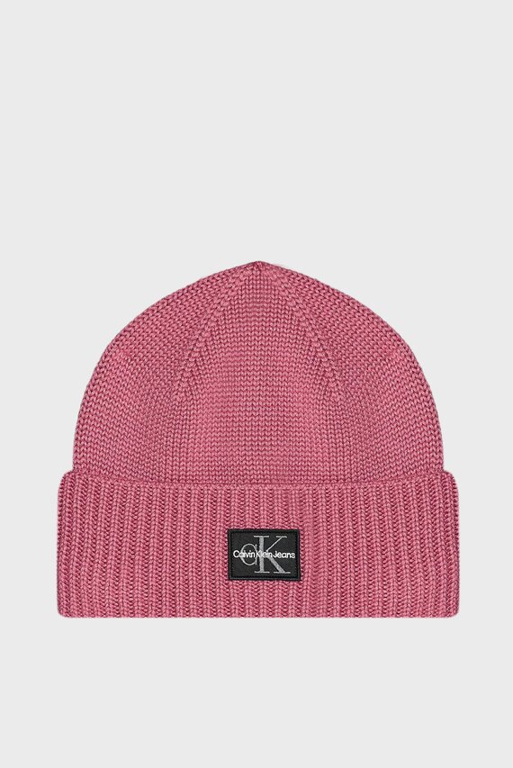 Shapka MONO LOGO PATCH BEANIE Calvin Klein Jeans Shapka MONO LOGO PATCH BEANIE Calvin Klein Jeans
