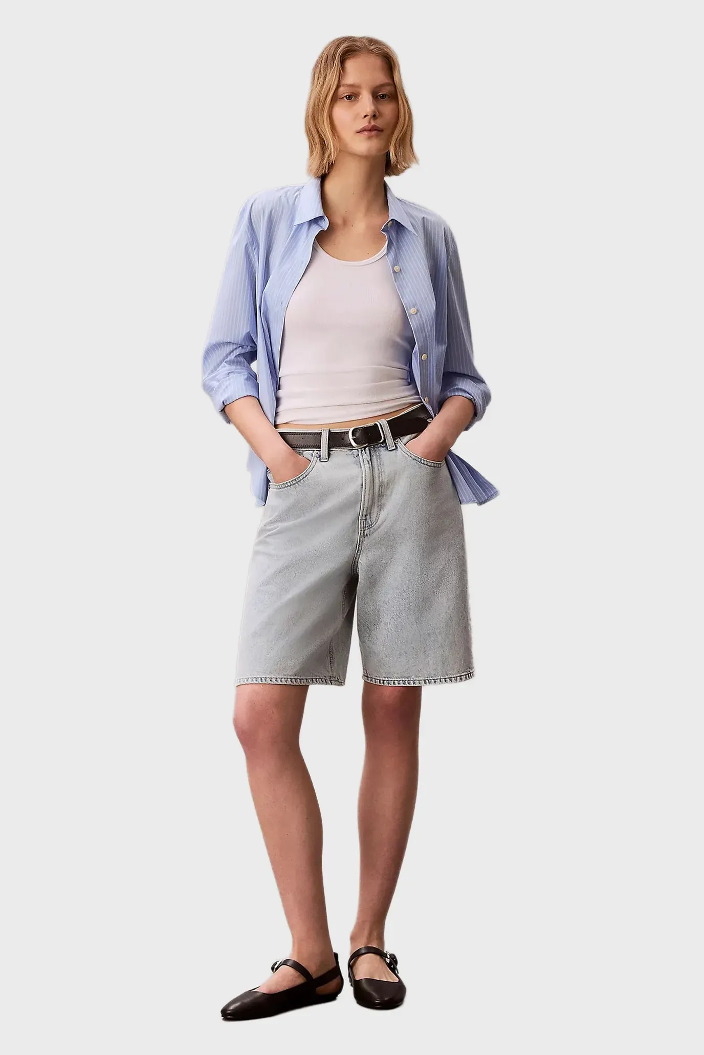 Шорты/THE BERMUDA SHORT BLEACHED BLUE 2