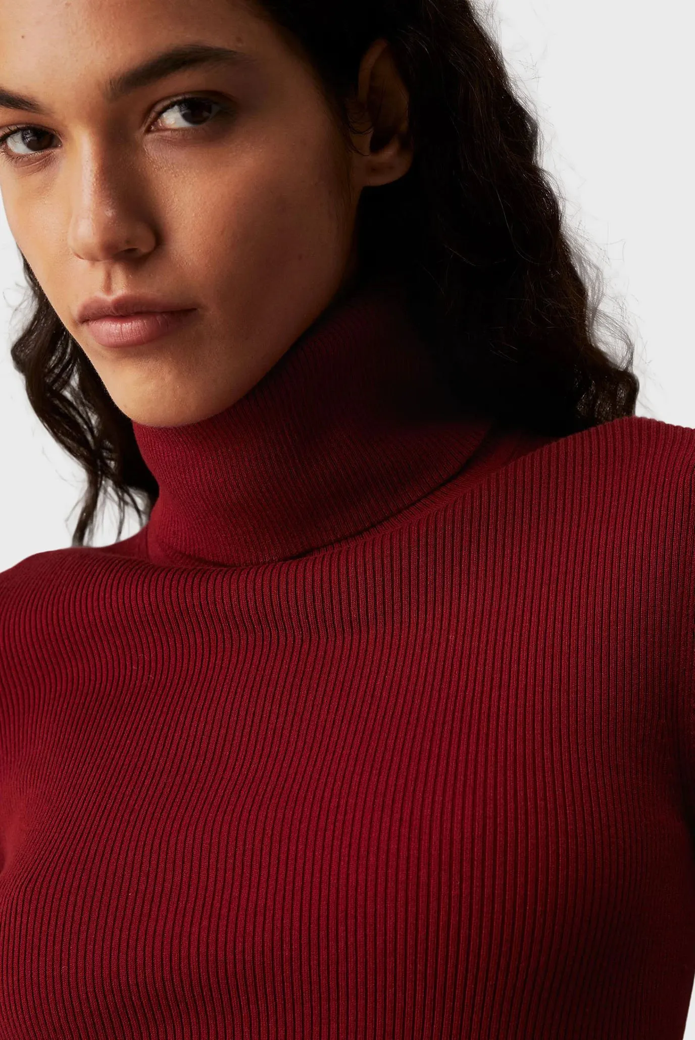 Гольф/WOVEN LABEL ROLL NECK SWEATER 4